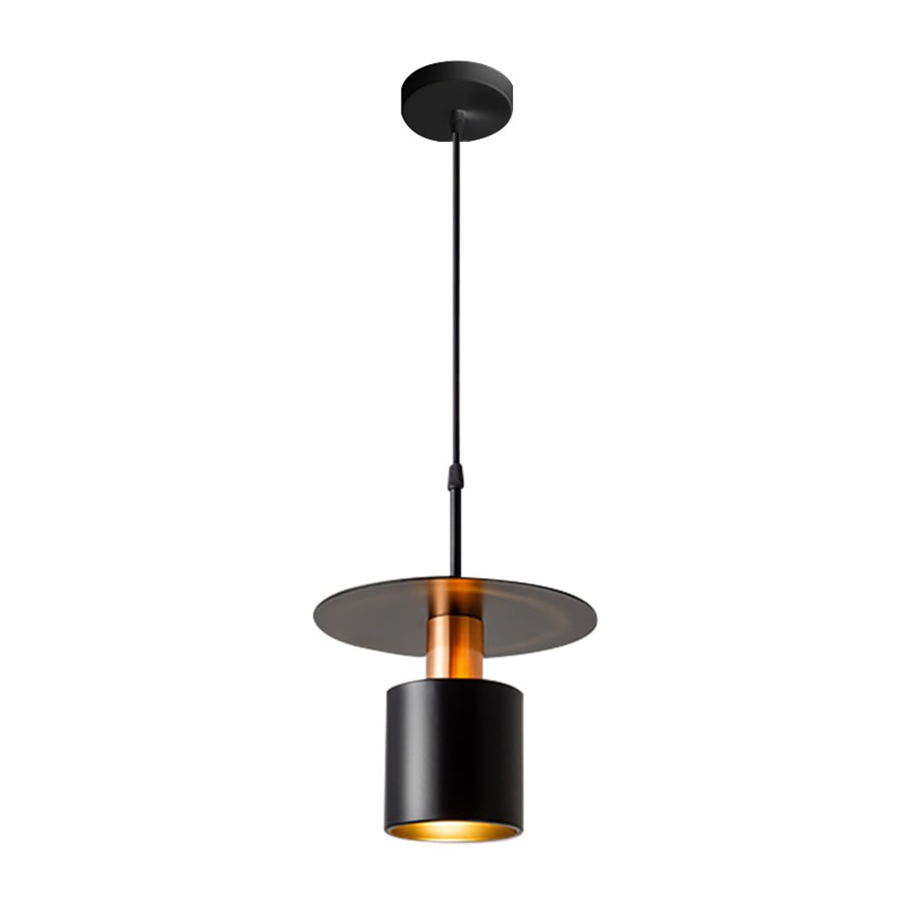 Minimalist Three-Color Pendant Light — Wrought Iron, E27, Adjustable 200cm Cable, Dining Room & Bedside