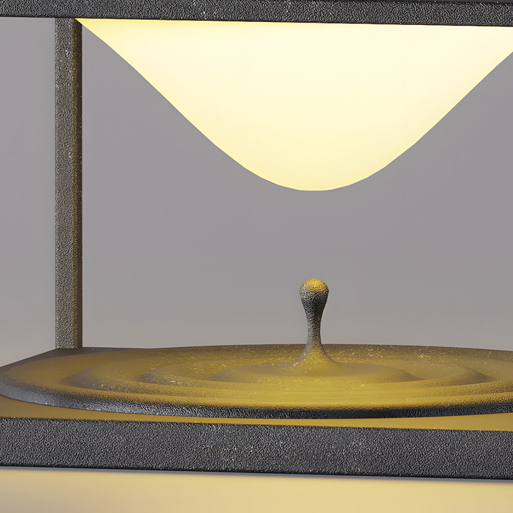 Square Pillar Post Light — Stainless Steel & Acrylic, Solar / Hardwired, LED 3000K, IP65 Weatherproof