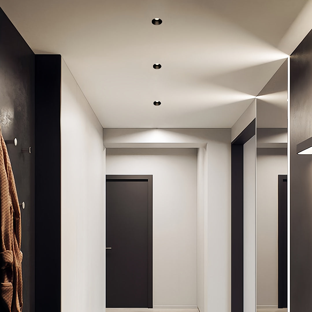 Deep Anti-Glare Recessed LED Spotlight — Aluminum, 7W / 12W / 15W, 3000K or 4000K, Ra98