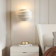 Half-Cylinder Minimalist Wall Sconce — Matte White Iron, 2-Light G9, Three-Step Dimming, Up/Down, Hardwired