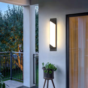 Modern Minimalist Linear Outdoor Wall Light — Stainless Steel, PMMA Shade, Integrated LED, IP54, 6 Size Options
