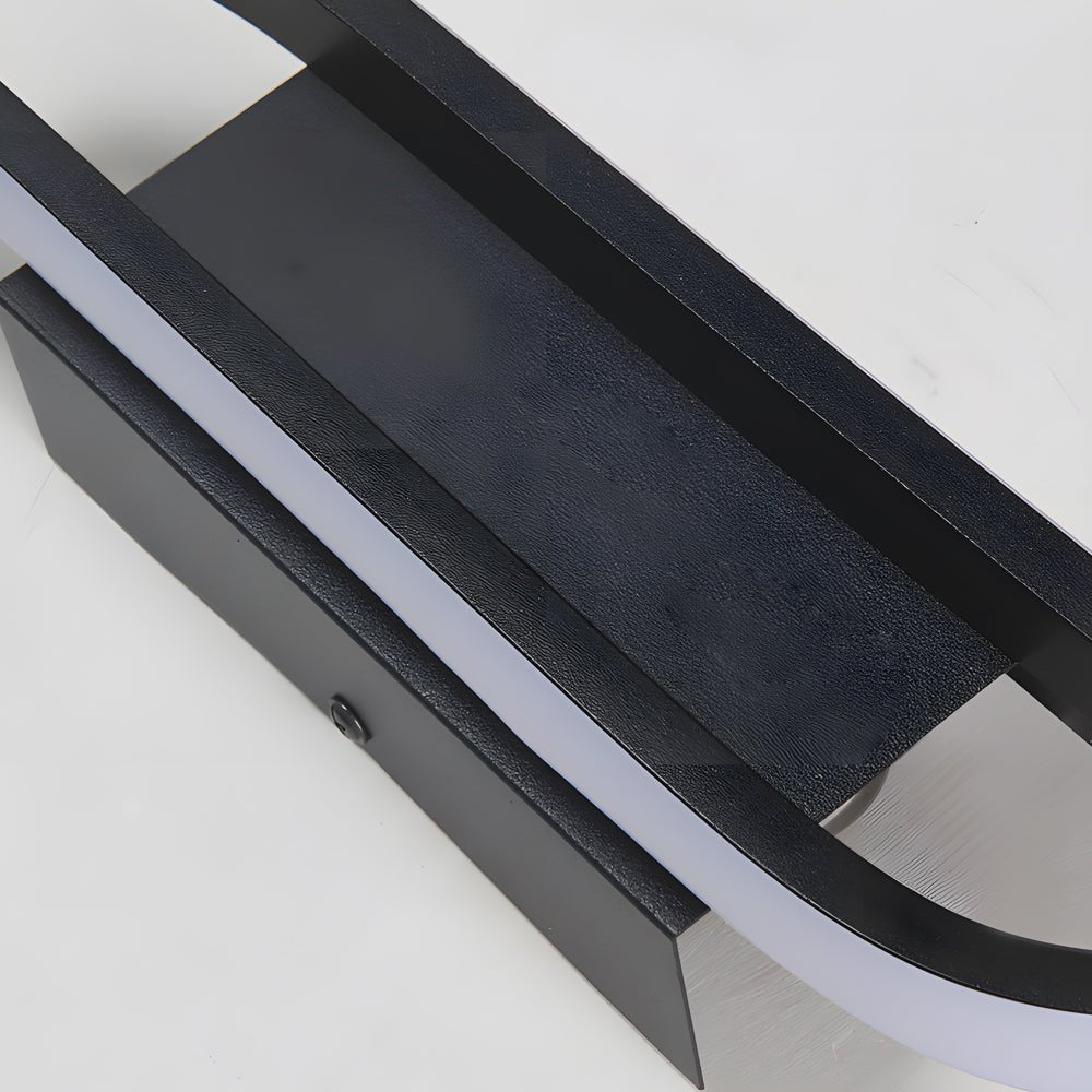 Minimalist Linear LED Wall Sconce — Black Aluminum, COB, 24W–36W, 24.4"–48"