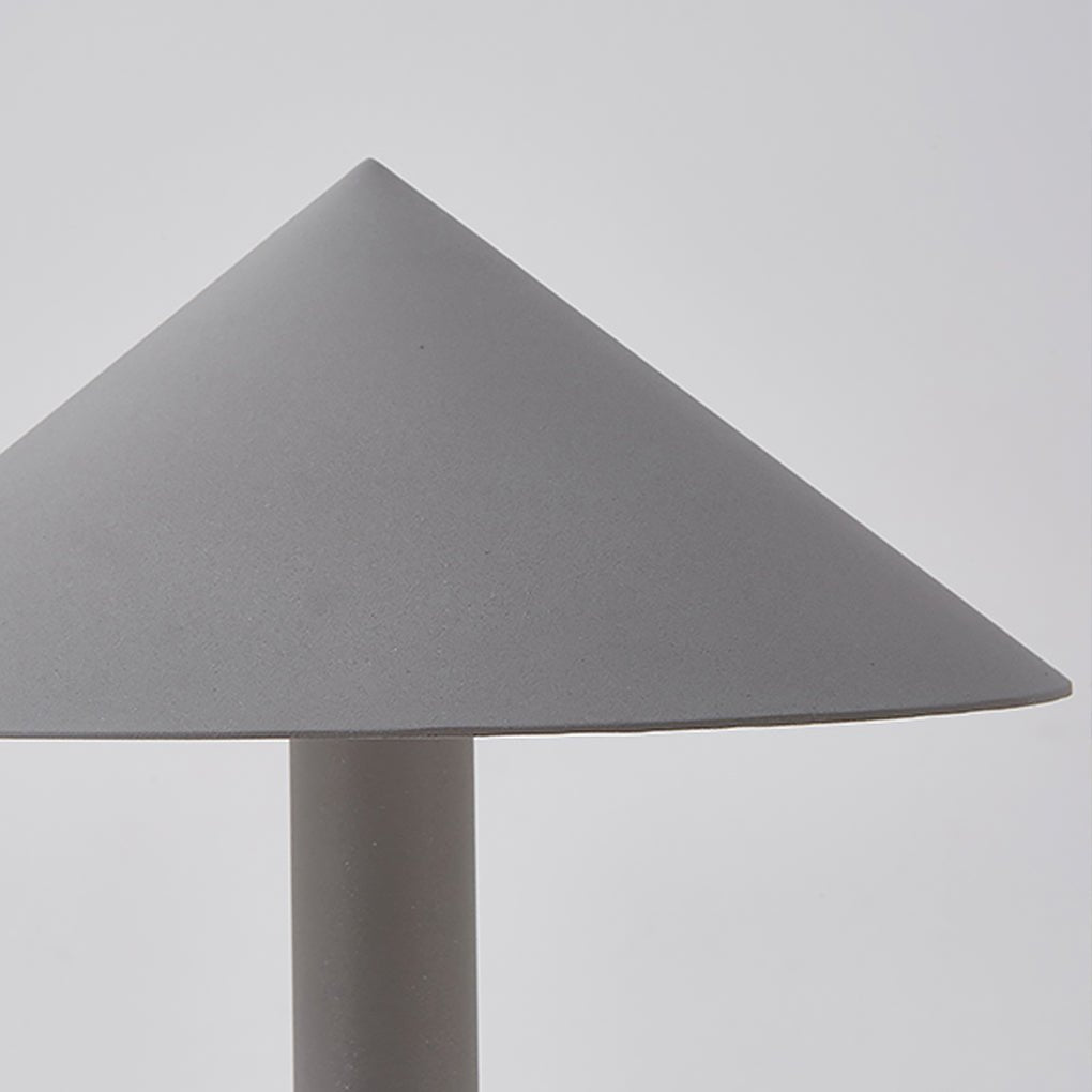 Umbrella-Shape Outdoor LED Post Light — Aluminum & Glass, 2×5W COB, 39" or 47"