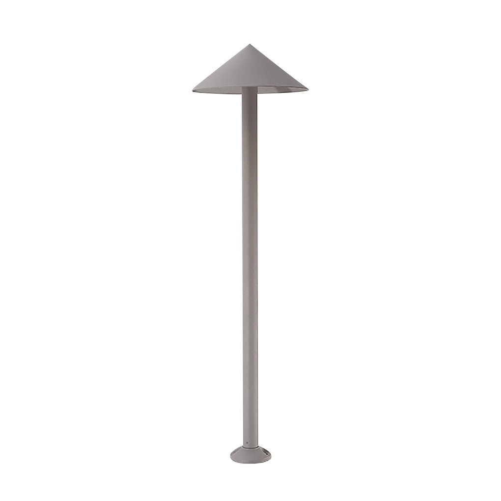 Umbrella-Shape Outdoor LED Post Light — Aluminum & Glass, 2×5W COB, 39" or 47"