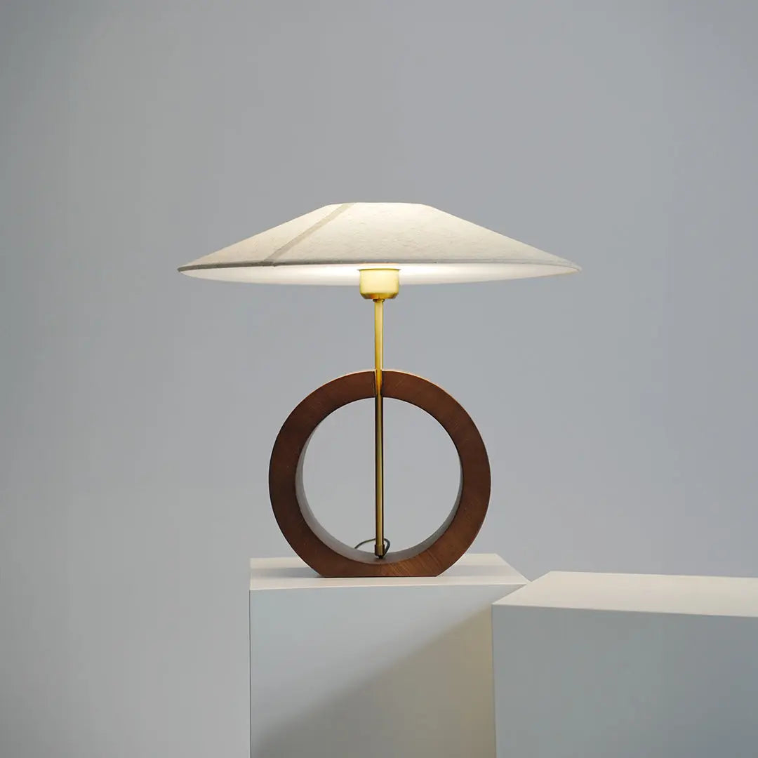 Nordic Minimalist Luxury Natural Wood Table Lamp - Creative Design Luxe