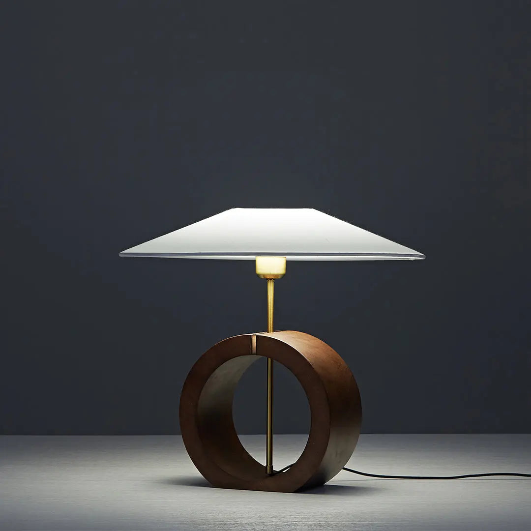 Nordic Minimalist Luxury Natural Wood Table Lamp - Creative Design Luxe