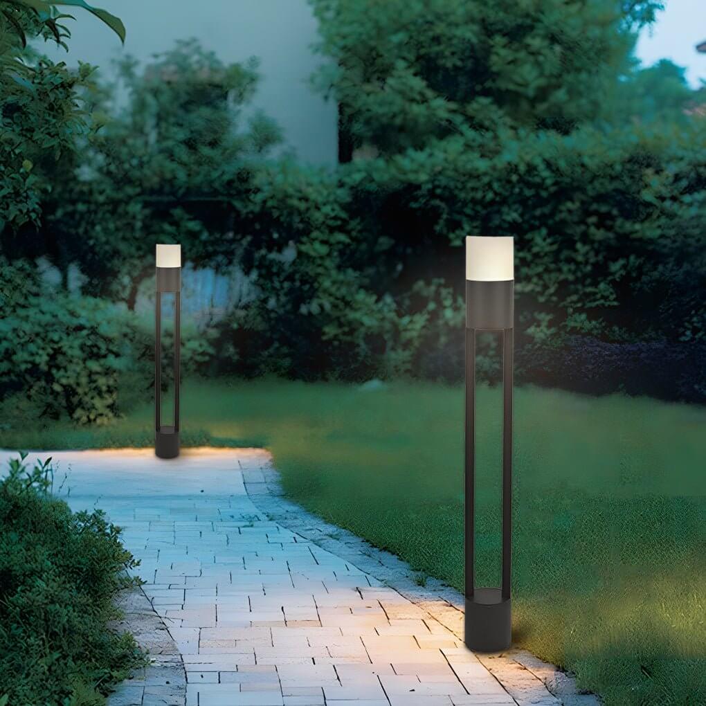 minimalist sleek led landscape pathway lighting for outdoor use