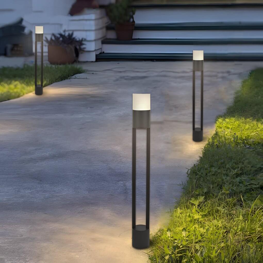 minimalist sleek led landscape pathway lighting for outdoor use