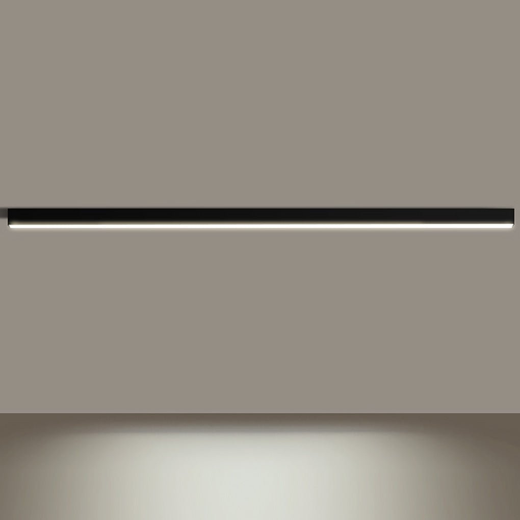 Minimalist Linear LED Wall Sconce — Aluminum & Acrylic, Stepless Dimming, 3-Step Color Temp (3000K/4500K/6000K), Remote Control