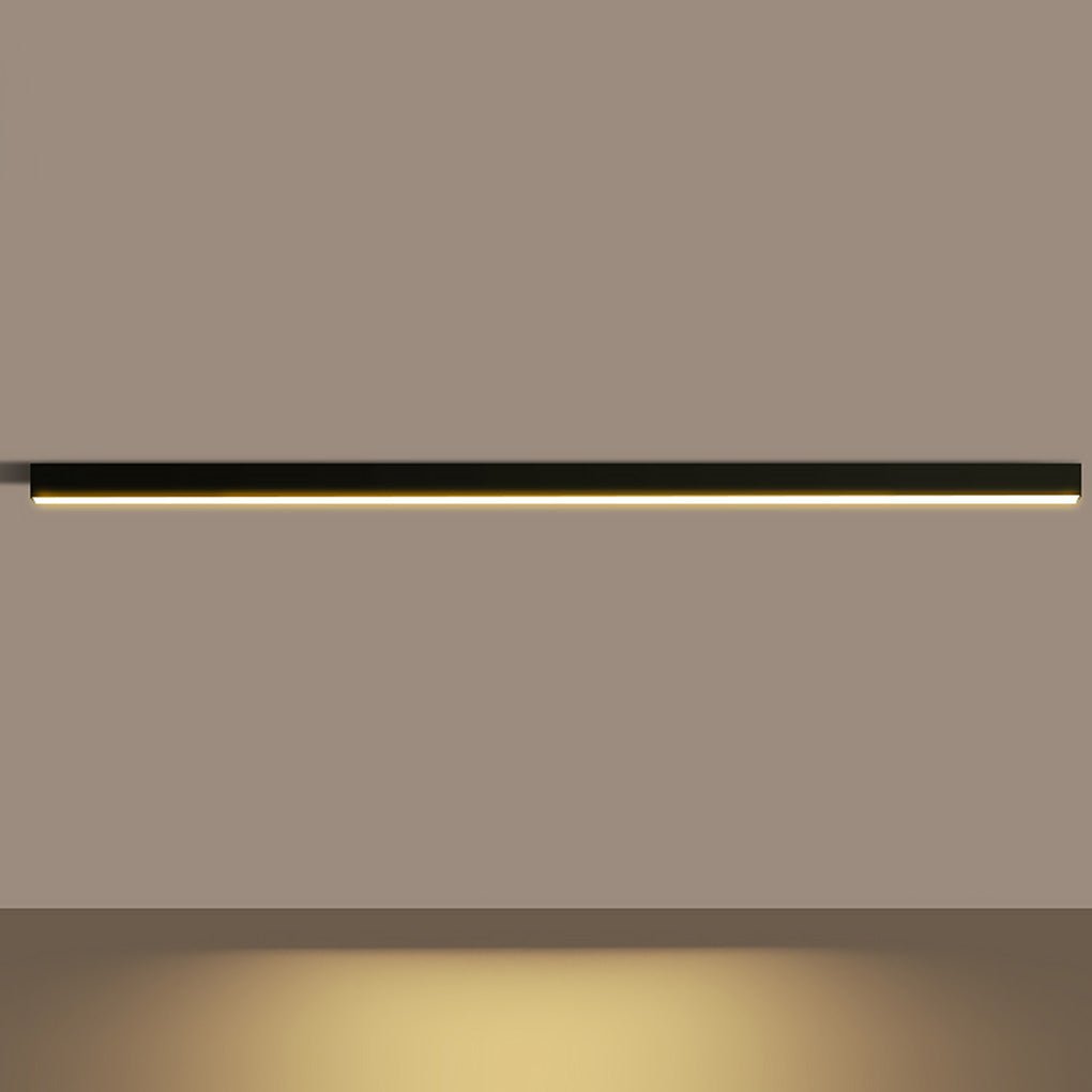 Minimalist Linear LED Wall Sconce — Aluminum & Acrylic, Stepless Dimming, 3-Step Color Temp (3000K/4500K/6000K), Remote Control