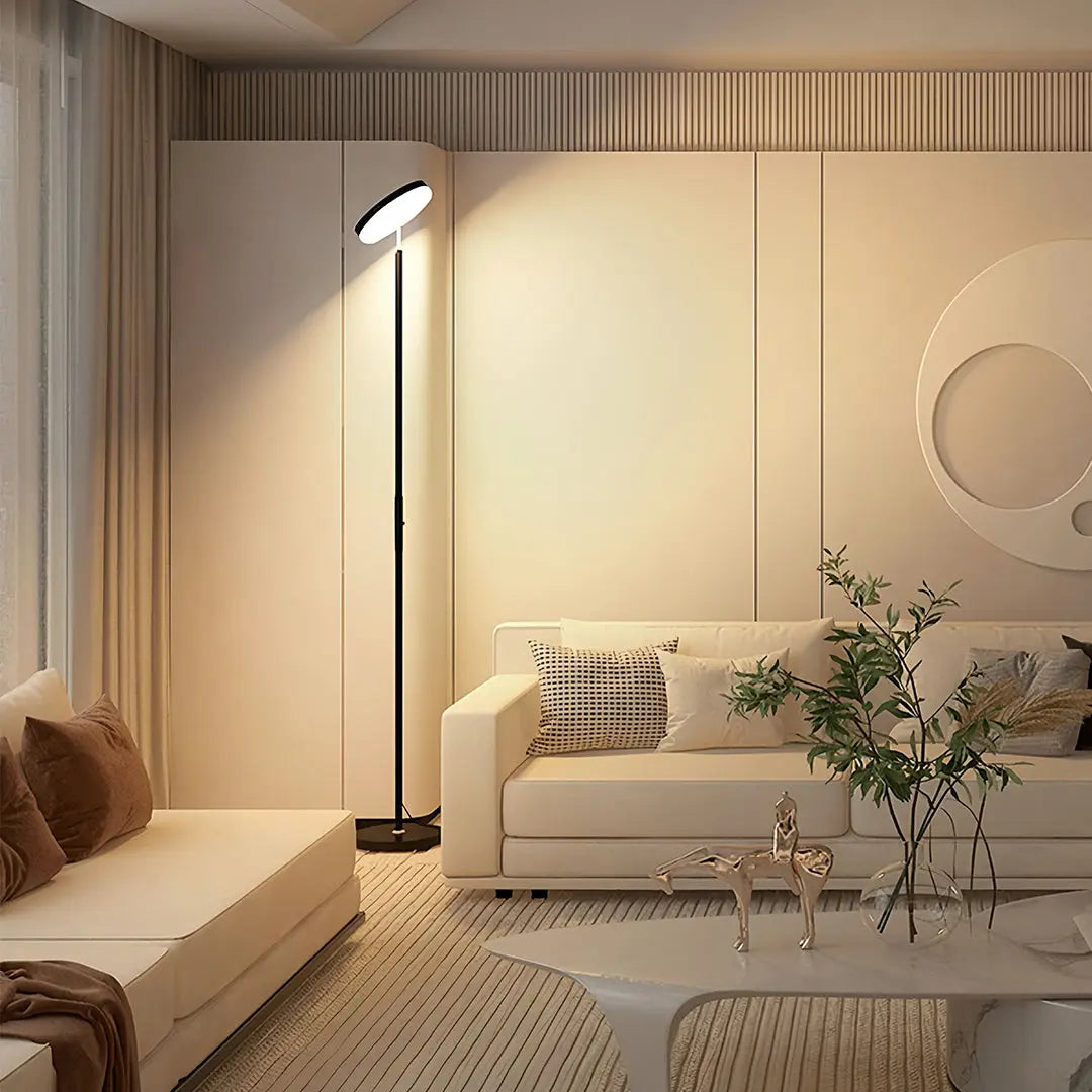 Uplight Floor Lamp with Ambient and Downlight for Reading Luxe