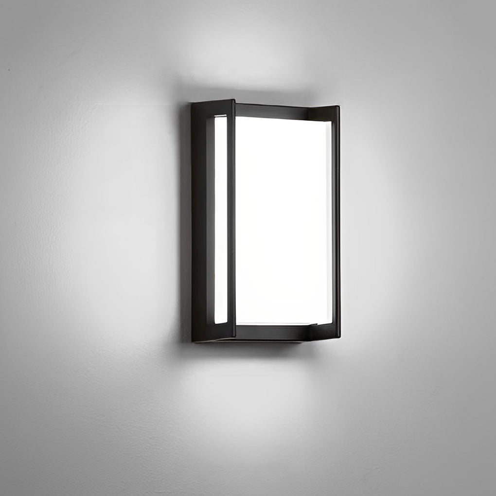 minimalist waterproof led outdoor wall sconce lights