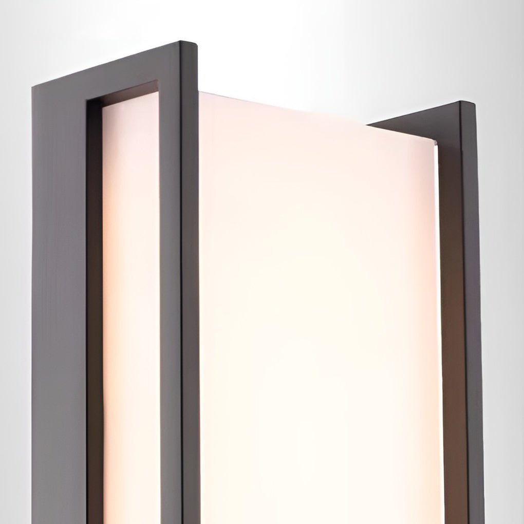 minimalist waterproof led outdoor wall sconce lights