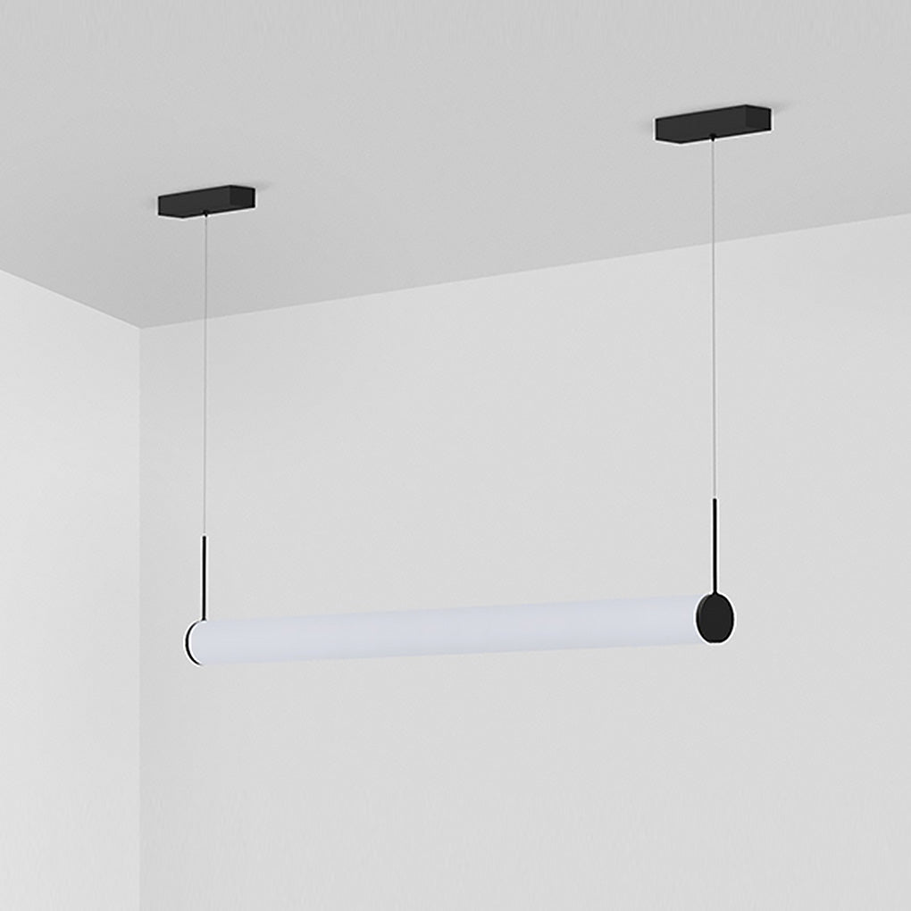 Minimalist Outdoor Hanging Chandelier — Aluminum & PC, LED 36W 4000K, IP54, Gray