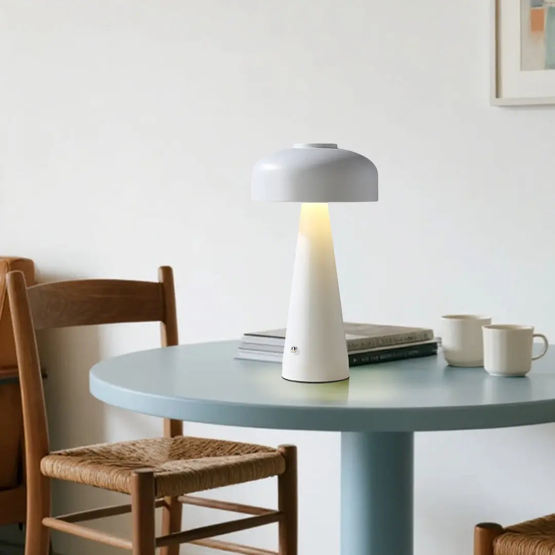 Dimmable Touch Control Portable LED Mushroom Table Lamps Luxe
