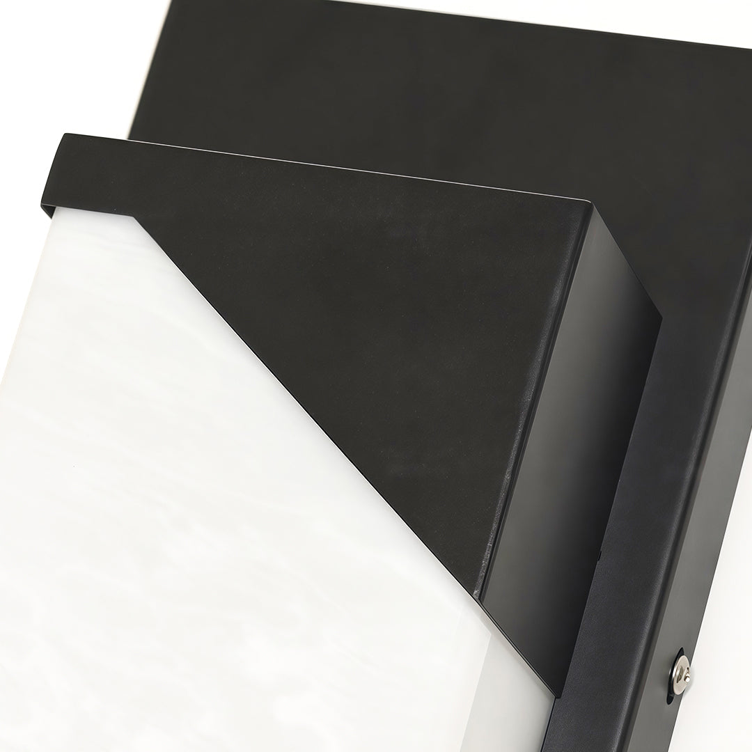 Modern Minimalist Linear Outdoor Wall Light — Stainless Steel, PMMA Shade, Integrated LED, IP54, 6 Size Options