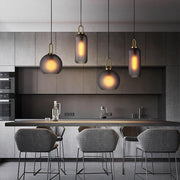 Industrial Semi-Globe Mini Pendant — Electroplated Metal, Frosted or Transparent Glass, E26/E27, 59" Adjustable Cord