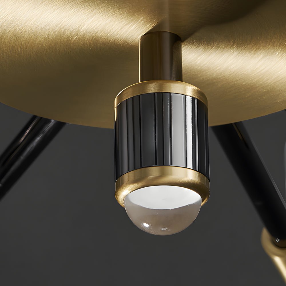 modern aluminum sconce with clear acrylic arm for living room wall lighting