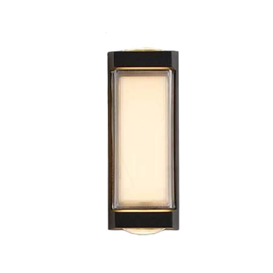 modern arc and rectangular designs sleek dual directional outdoor wall light