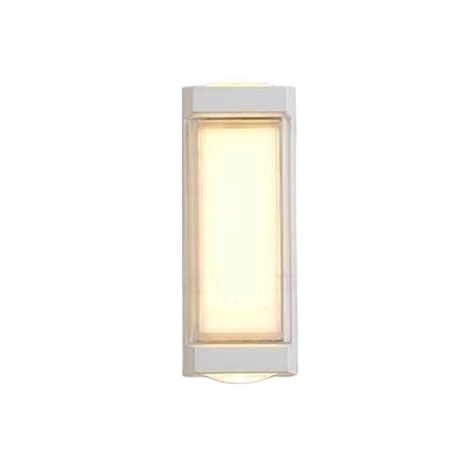 modern arc and rectangular designs sleek dual directional outdoor wall light
