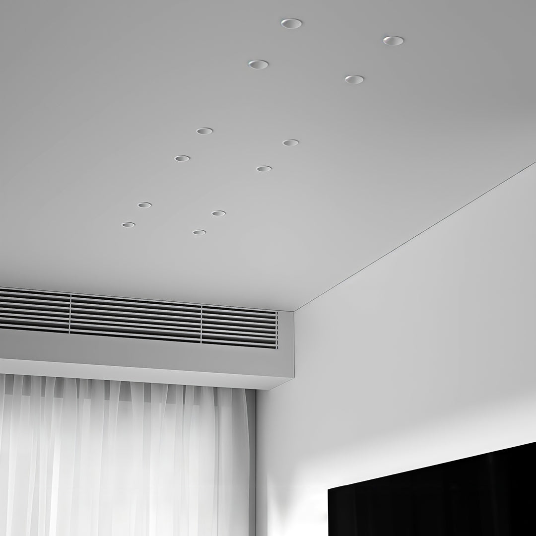 Arc-Shaped Mini LED Recessed Spotlight — Aluminum, Deep Anti-Glare, 15° Beam, 6W–7W, 3000K / 4000K / 6000K
