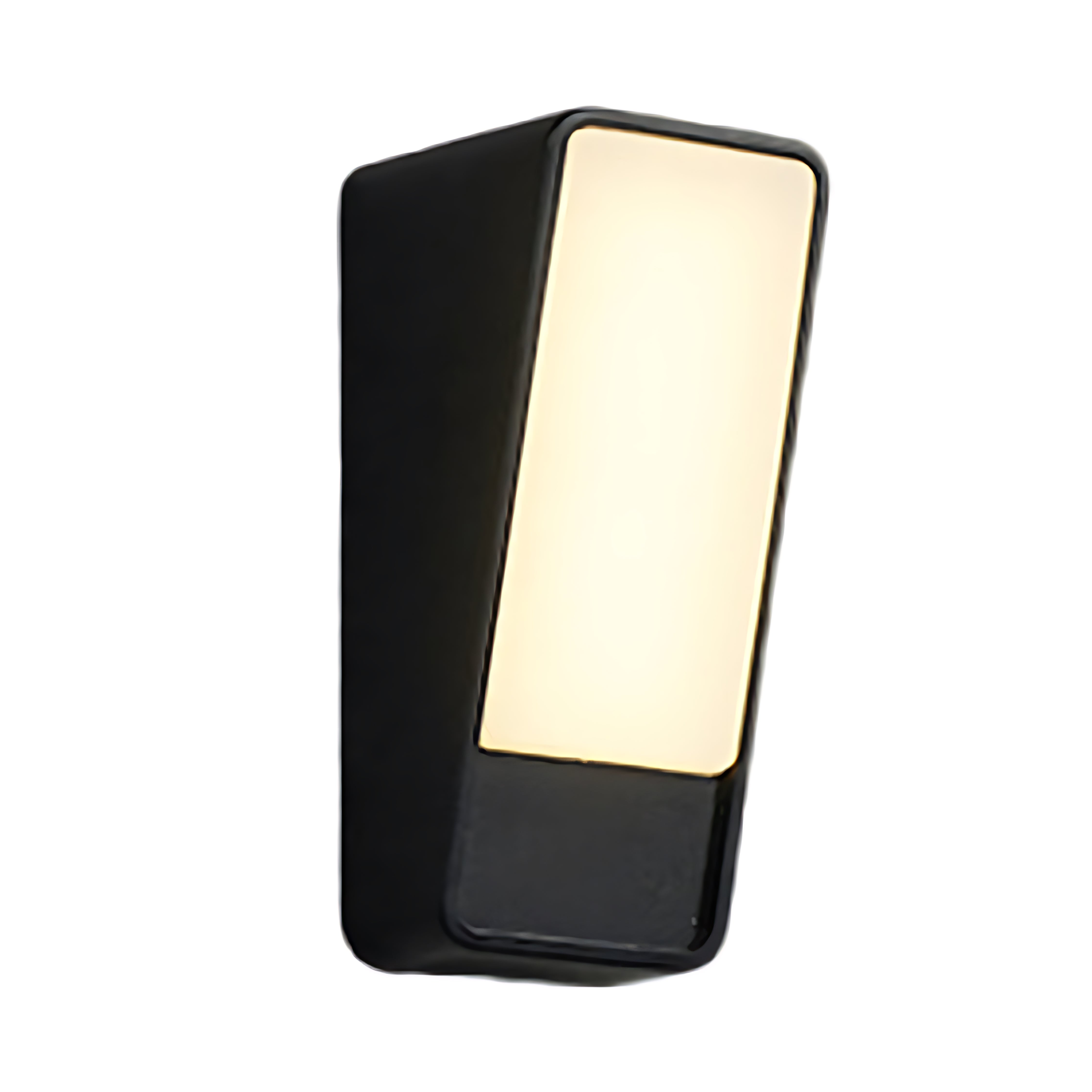 Square Minimalist Outdoor Wall Sconce — Die-Cast Aluminum & Acrylic, LED, IP65, Optional Motion Sensor, 3000K