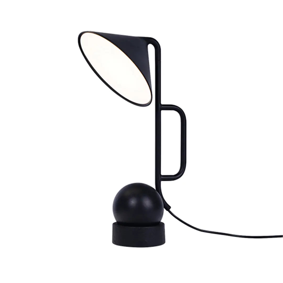 Creative LED Black Metal Desk Lamp - Industrial Style Study Light Luxe
