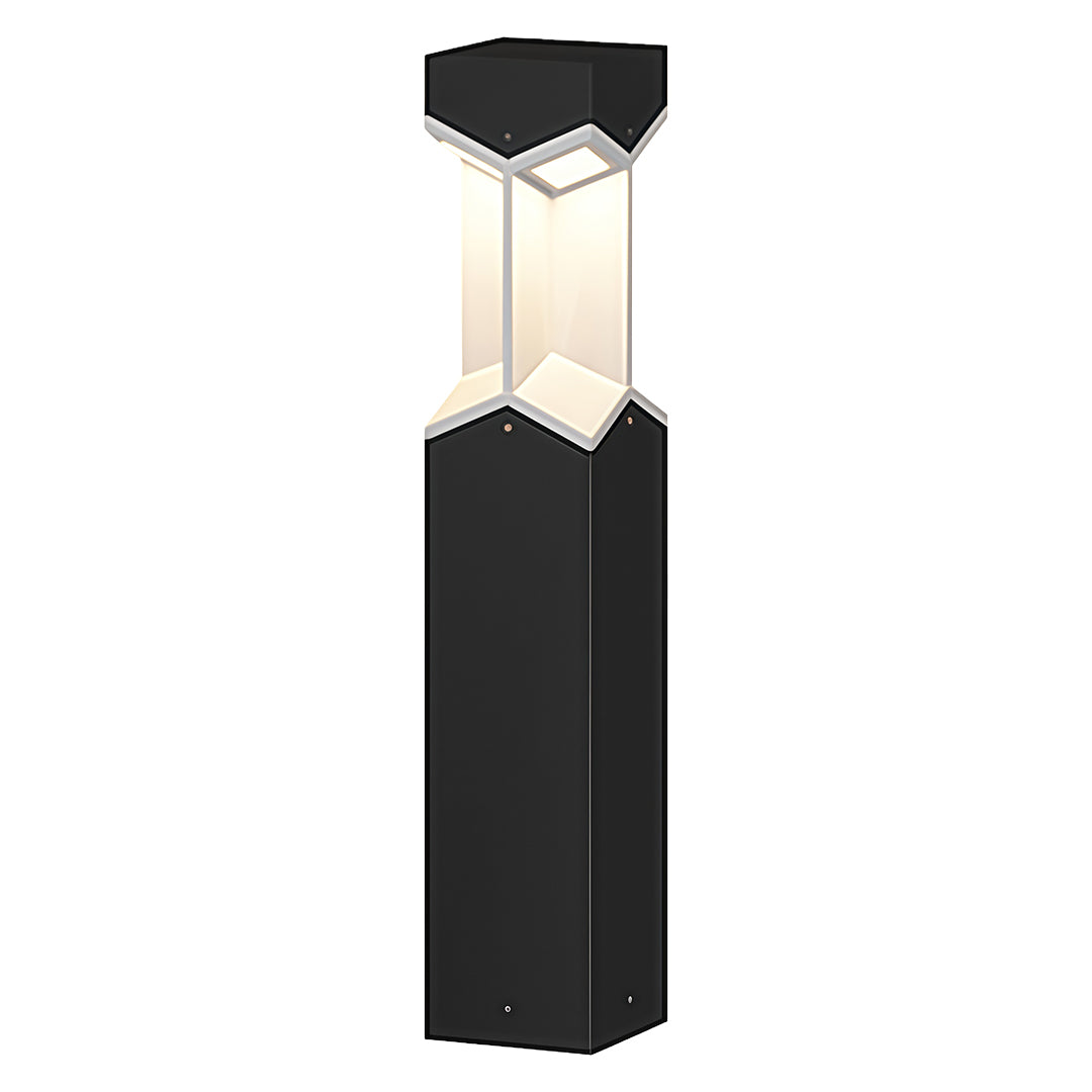 Minimalist Outdoor Bollard Light — Stainless Steel & Aluminum, 10W LED, IP54, 23.6" or 31.5"