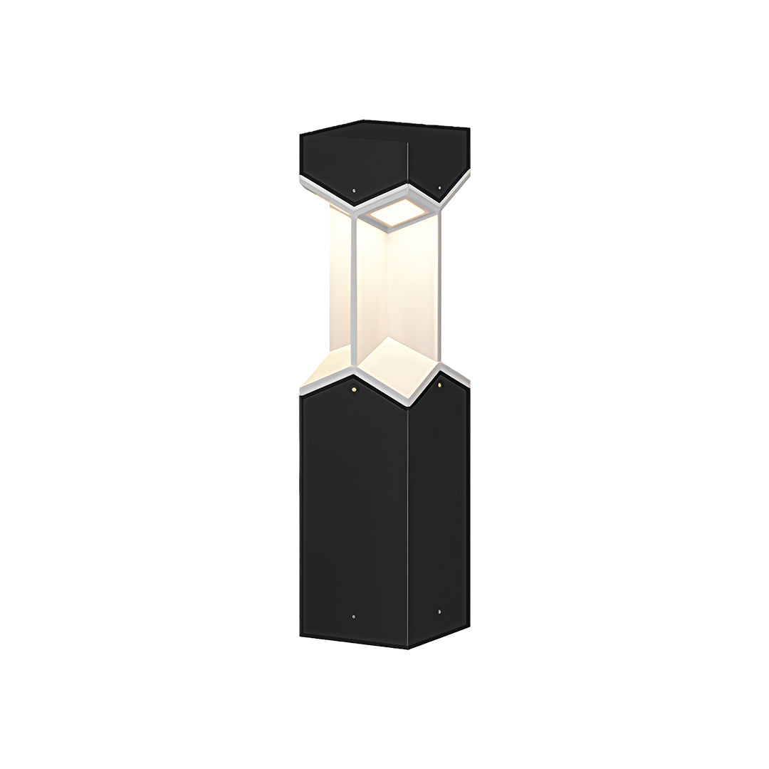 Minimalist Outdoor Bollard Light — Stainless Steel & Aluminum, 10W LED, IP54, 23.6" or 31.5"