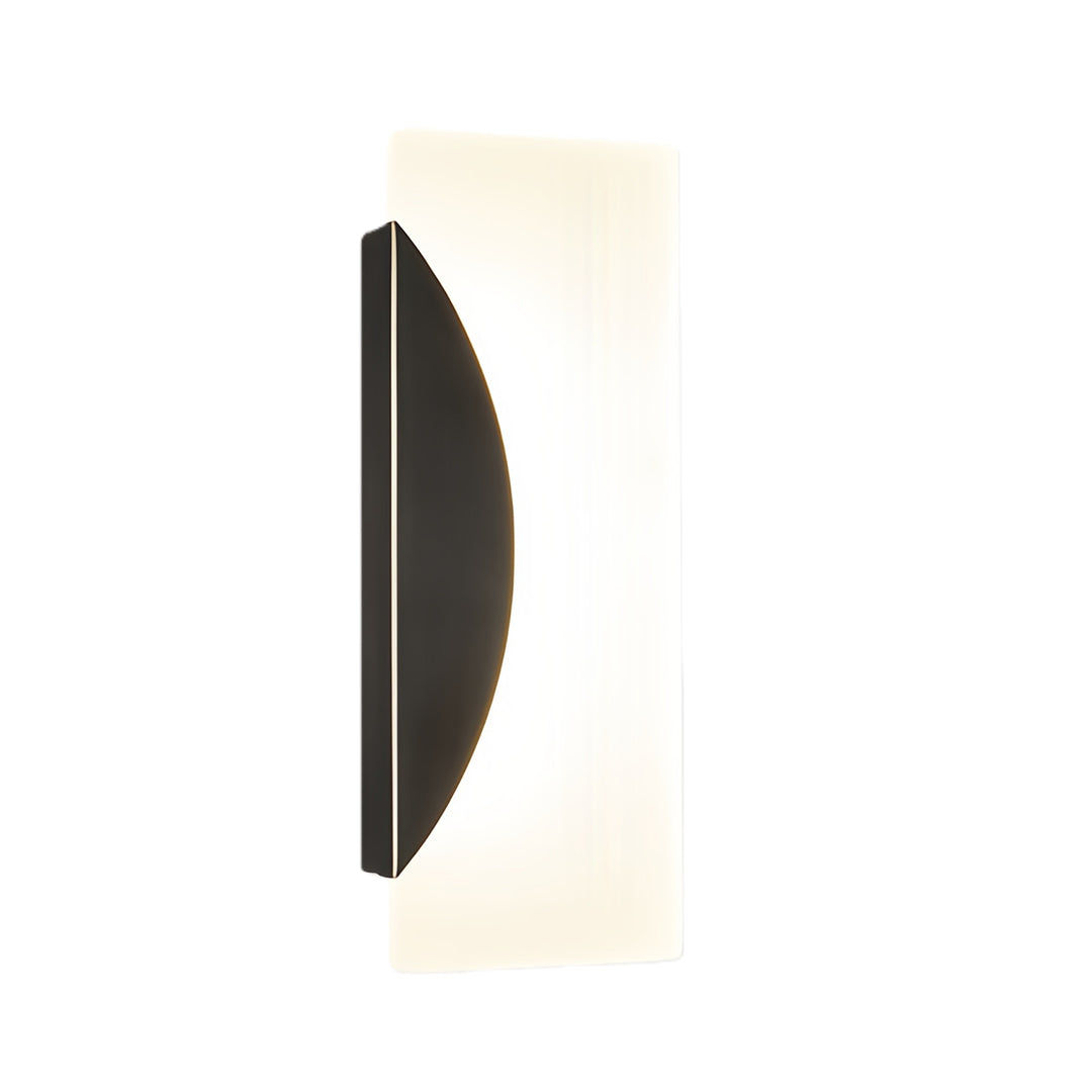Minimalist Brass Wall Sconce — Full-Copper, Integrated LED, 4W, 4000K, Acrylic Shade, Black/Gold or Copper Finish