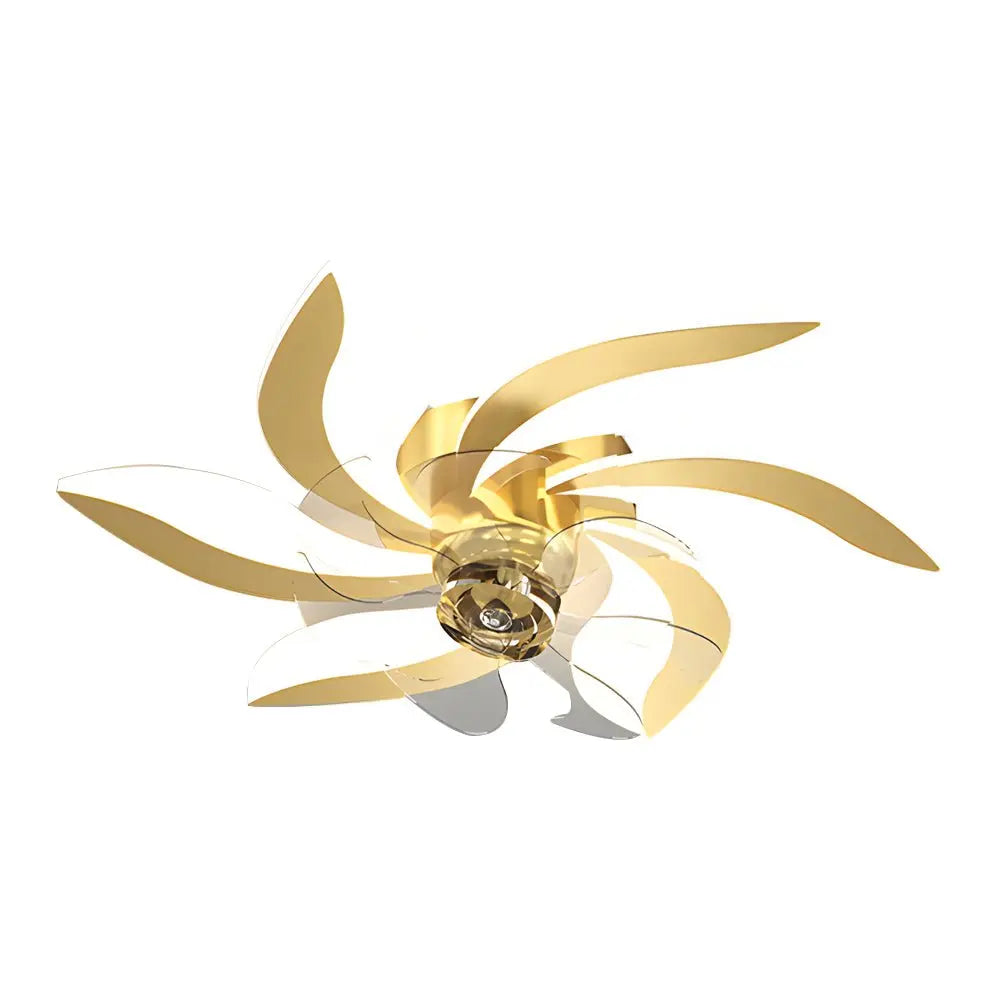 Modern Ceiling Fan with Light: 3-Step Dimming and Flower Leaf Design Luxe