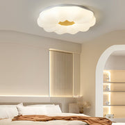 modern ceiling lamp with creative clouds and floral design acrylic iron construction with 3 step dimming