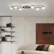 modern ceiling light fixture with 468 round acrylic balls and three step dimming
