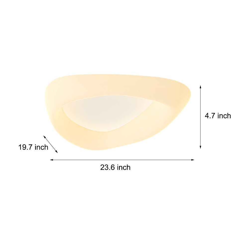modern ceiling light fixture with creative cobblestone design and three step dimming