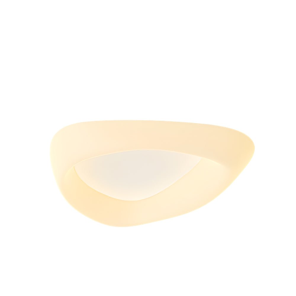 modern ceiling light fixture with creative cobblestone design and three step dimming