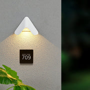 modern creative led wall sconces waterproof doorplate lamp fixture for indoor and outdoor use