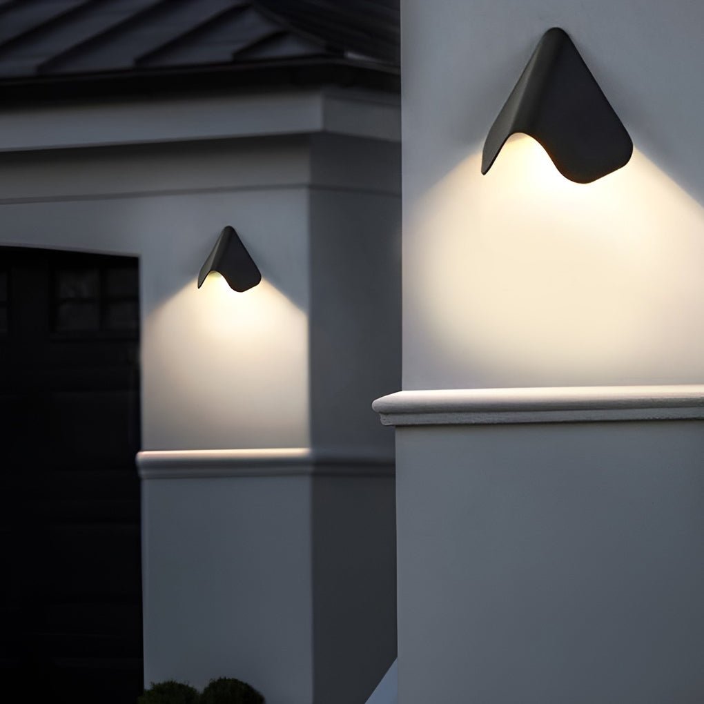 modern creative led wall sconces waterproof doorplate lamp fixture for indoor and outdoor use