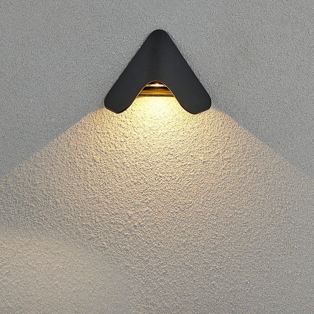 modern creative led wall sconces waterproof doorplate lamp fixture for indoor and outdoor use