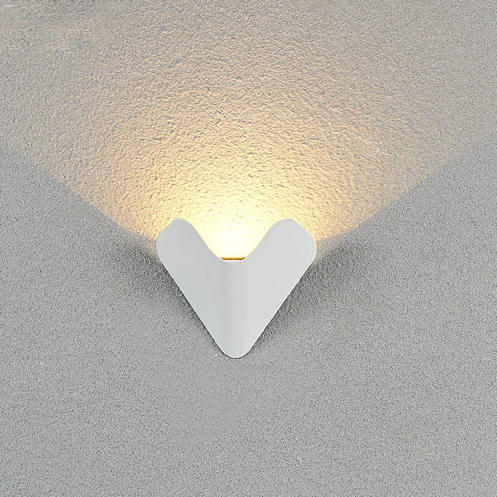modern creative led wall sconces waterproof doorplate lamp fixture for indoor and outdoor use