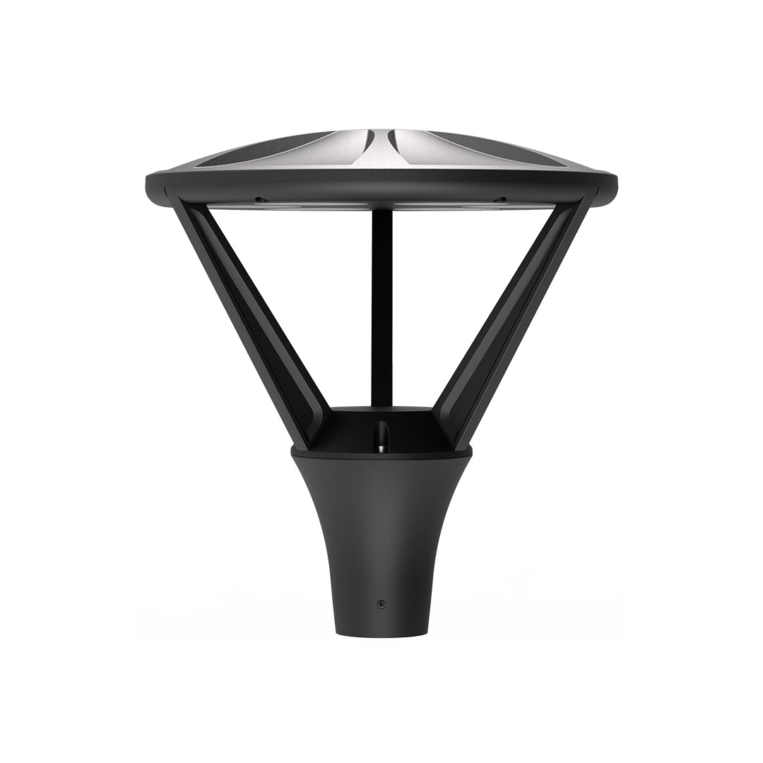 Modern Minimalist LED Outdoor Lamp Post — Die-Cast Aluminum, 48W OSRAM, 3000K, IP65, 10-Foot