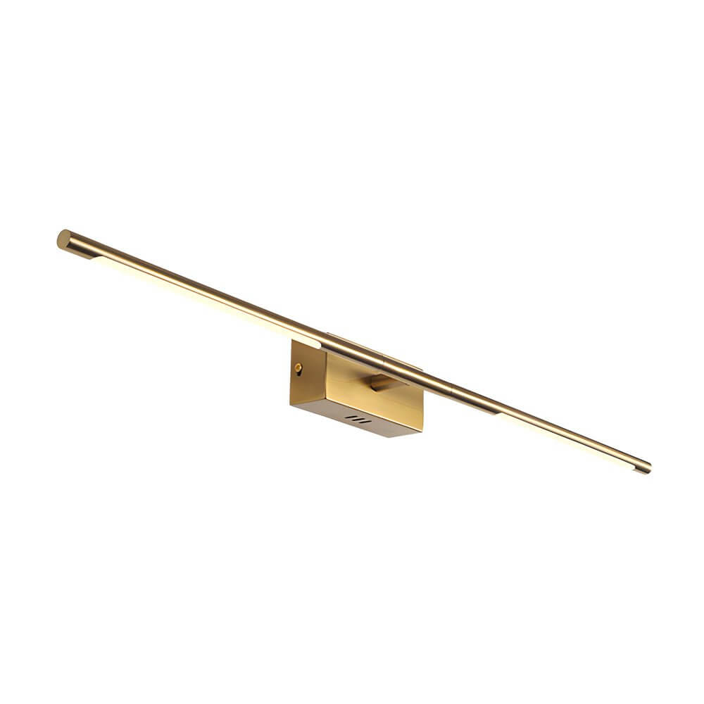 Contemporary Gold LED Bathroom Vanity Light Bar — Metal and Acrylic, Warm White / Cool White, 23.6" or 39.4"