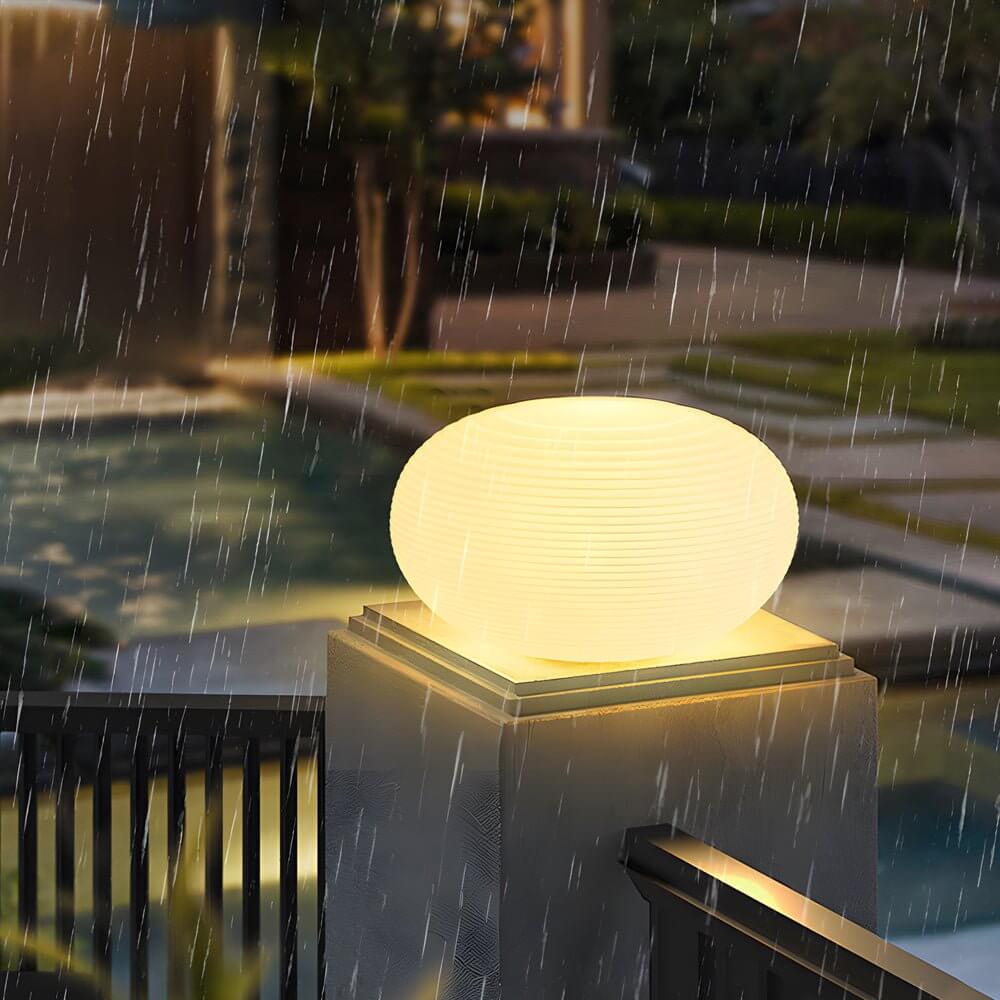modern hardwired outdoor floor lantern warm led light in 13 4 inch 15 7 inch stylish for garden