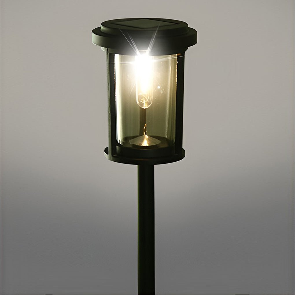 modern high efficiency solar led post lights for automatic outdoor pathway illumination