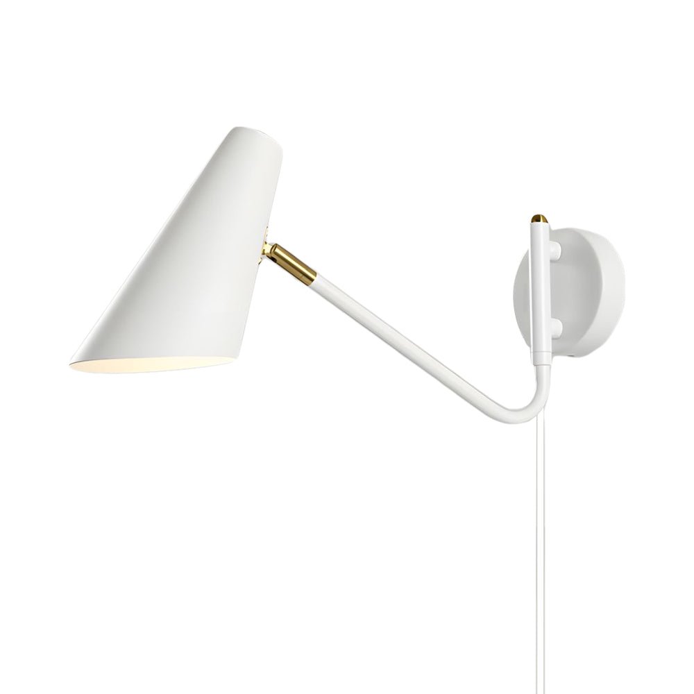 modern hoxton hanging wall sconce with conical shade 1 light