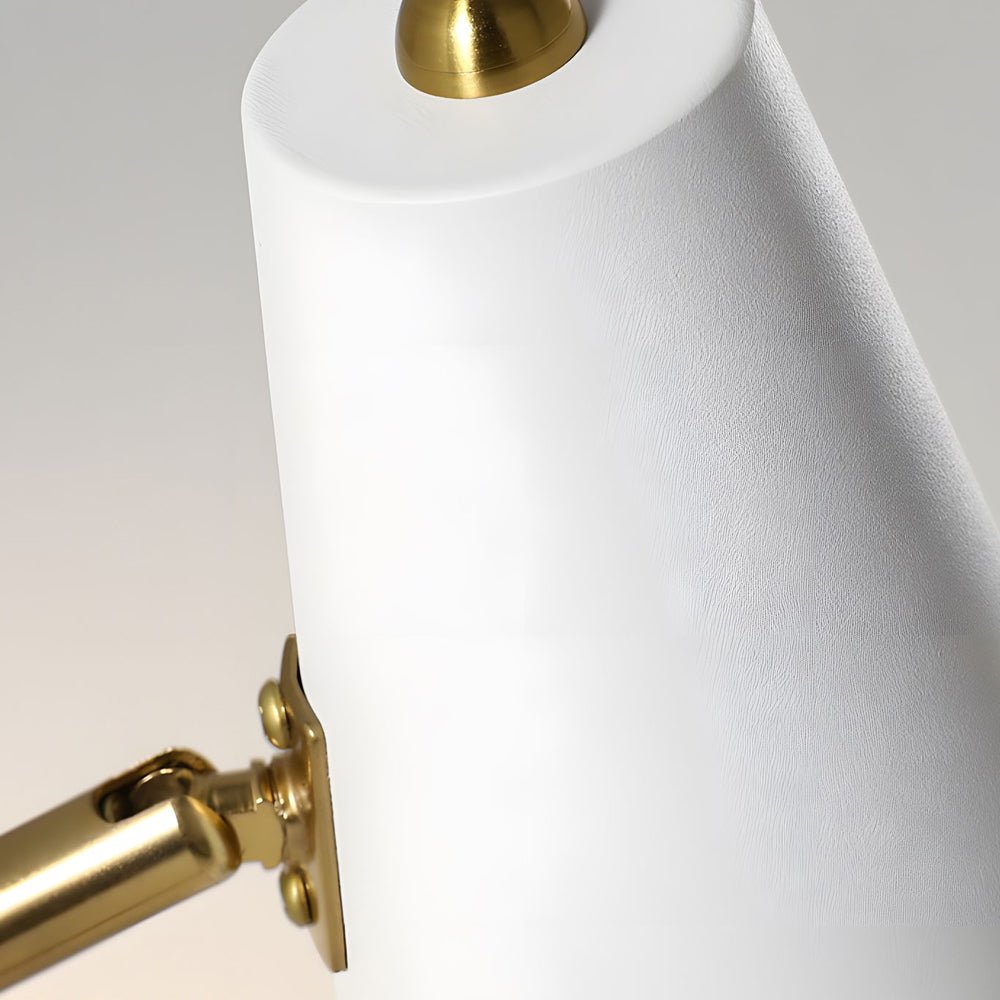 modern hoxton hanging wall sconce with conical shade 1 light