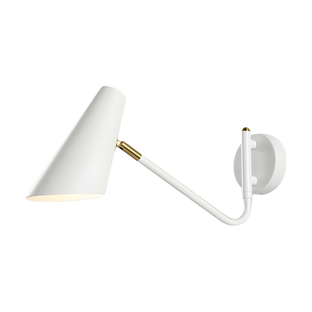 modern hoxton hanging wall sconce with conical shade 1 light