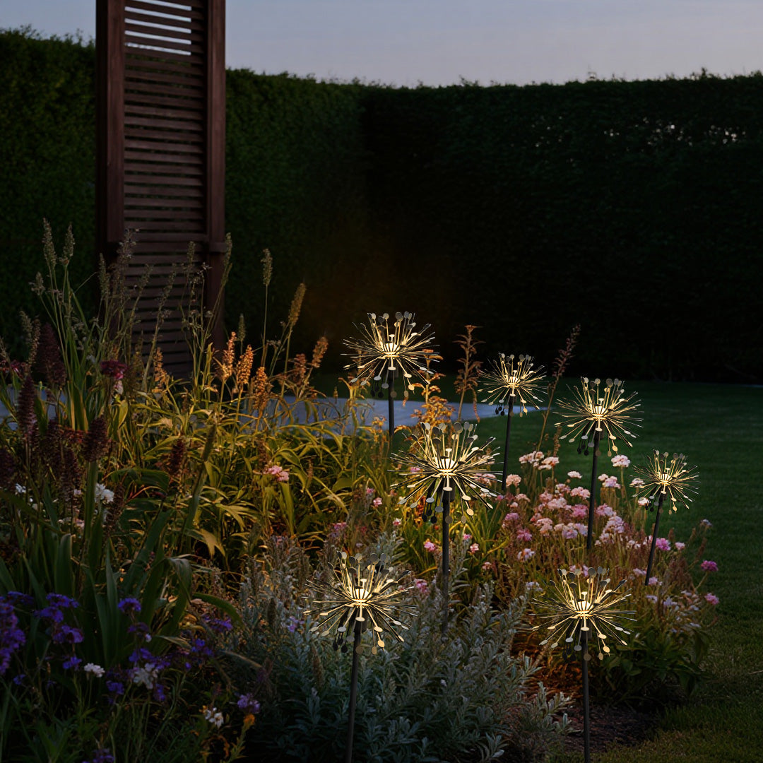 Dandelion Outdoor Landscape Spike Light — Aluminum, 12W LED, IP65 Weatherproof, 4- or 8-Pack