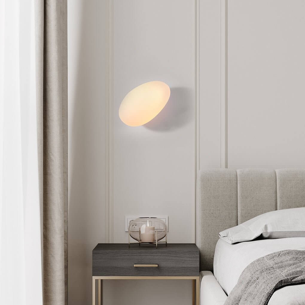 modern indoor wall sconces with colorful glass pebbles led small decorative lighting