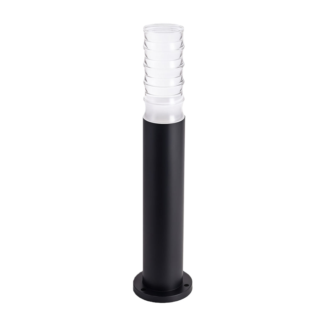 Bamboo Joint Outdoor Bollard Light — Die-Cast Aluminum, 7W LED, IP65 Weatherproof, 23.62" H
