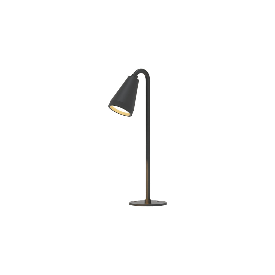 Modern Landscape Path Light — Black Iron and Aluminum, LED, IP54, Available in 400mm / 600mm / 800mm